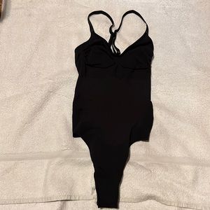 SKIMS Black Shapewear Bodysuit